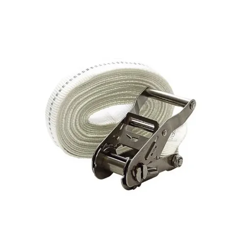 Marina Performance Ropes - Professional White Stainless Steel Lashing 25 Mm X 5 M - 1230BL-25 product image