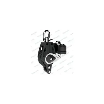 Lewmar 40mm Single Block with Base and Cam Cleat - L29901428BK product image