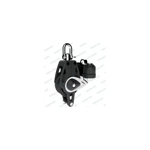 Lewmar 40mm Single Block with Base and Cam Cleat - L29901428BK product image