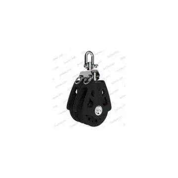 Lewmar - Synchro T/50 Double Pulley, Black - L29925002BK product image