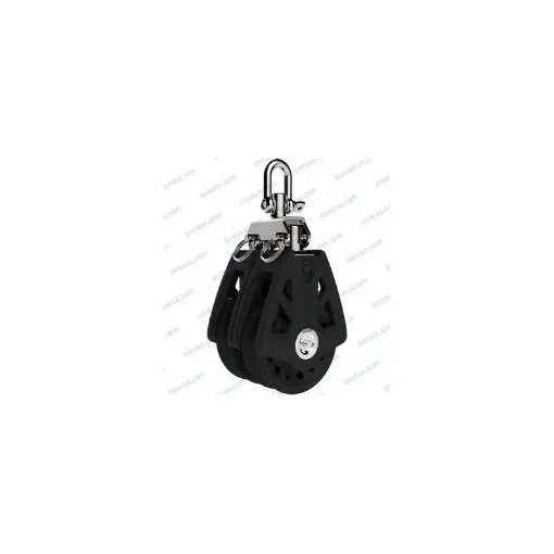 Lewmar - Synchro T/50 Double Pulley, Black - L29925002BK product image