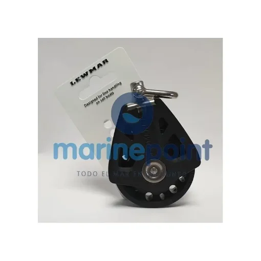 Lewmar - Synchro 60mm Black Single Pulley - L29926001BK product image