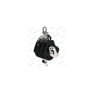Lewmar Synchro Triple Pulley with Jaw 72mm Black - L29927210BK product image