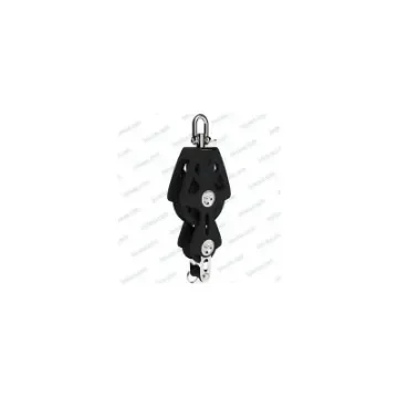 Lewmar - Synchro Violin Pulley + Tie T/60, 10mm, Black - L29926034BK product image