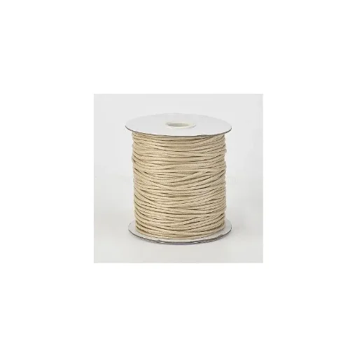 Marina Performance Ropes - Beige Waxed Thread 1mm 50m - 0830BE-01 product image