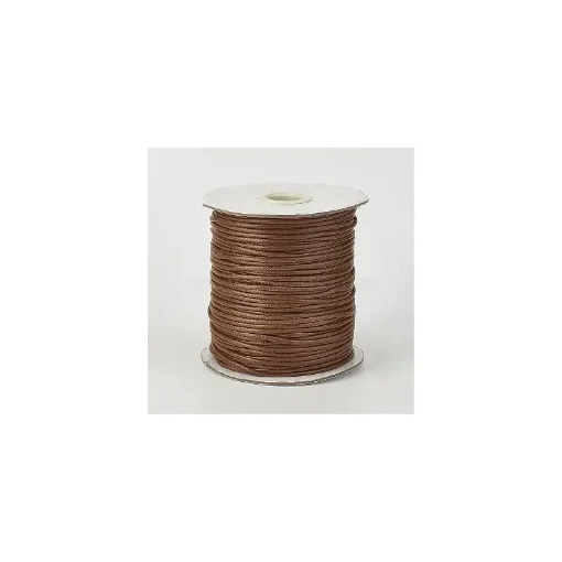Marina Performance Ropes - Brown Waxed Cord, 1 Mm, 50 M - 0830MA-01 product image