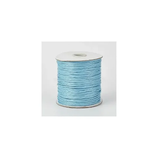 Marina Performance Ropes - Blue Waxed Cord, 1mm, 50m - 0830AZ-01 product image