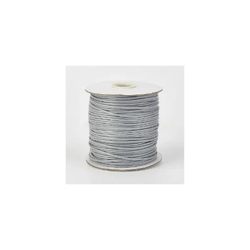 Marina Performance Ropes - Grey Waxed Cord 1.5mm, 50m - 0830GR-1.5 product image