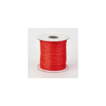 Marina Performance Ropes - 1.5mm Red Waxed Thread - 0830RO-1.5 product image