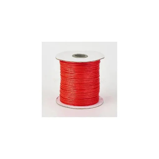 Marina Performance Ropes - 1.5mm Red Waxed Thread - 0830RO-1.5 product image