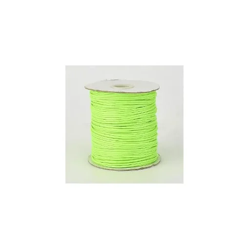 Marina Performance Ropes - 1.5mm Neon Green Waxed Thread - 0830VE-NE-1.5 product image