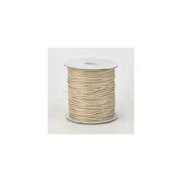 Marina Performance Ropes - Beige Waxed Thread 1.5mm 50m - 0830BE-1.5 product image