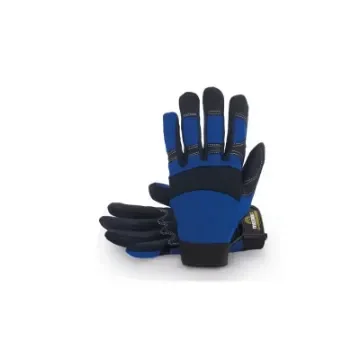Synthetic Leather Gloves Grey/Blue - 16MGMECANIX9 product image