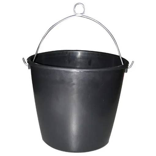 Black Marine Rubber Bucket 7.5L - 72059 product image