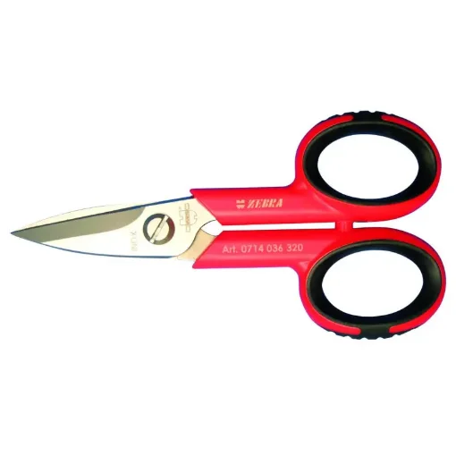 Zebra Stainless Steel Electrician Scissors - 0714036320 product image