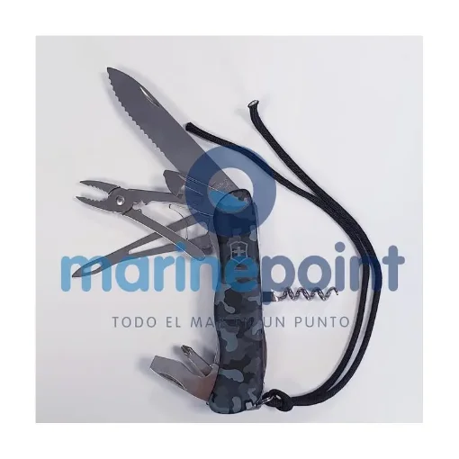 Victorinox Skipper Nautical Knife 111mm Blue Camouflage - 08593.W942 product image