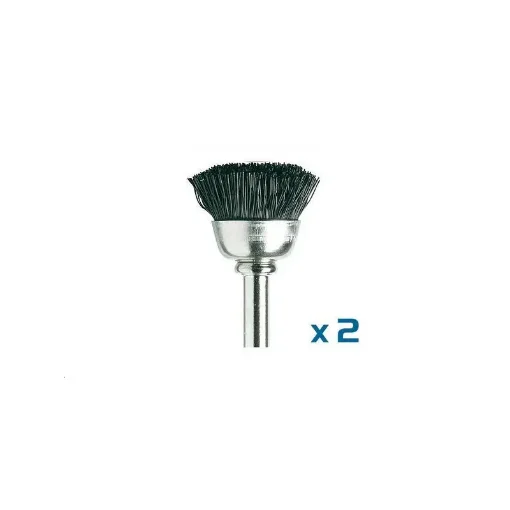 Dremel 13mm Bristle Brushes Set of 2 - DR26150404JA product image
