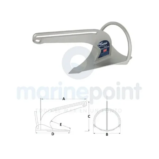 Manson Supreme Galvanized Anchor 56 Kg - 061137 product image