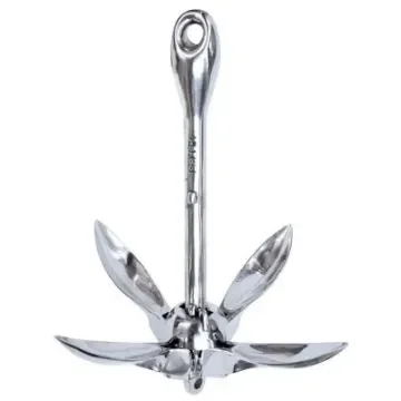 1.5 Kg Galvanized Folding Grapnel Anchor - 92277 product image