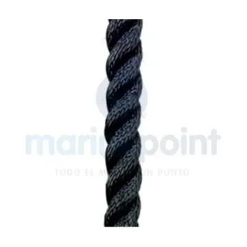 Poly Ropes - 24 Mm High Resistance Black Polyester Rope - POL1110042124 product image