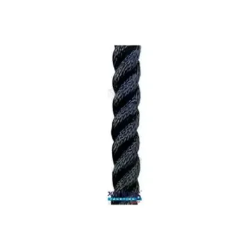 Poly Ropes - Black Polyester Three-Strand Laid 18mm Rope for Mooring and Anchoring - POL1210042118 product image