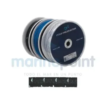 Poly Ropes 6mm Black Nautical Elastic Shock Cord - POL2210692006 product image