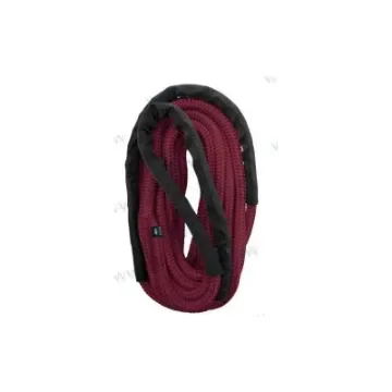 Poly Ropes - Storm Elastic Tie Rope, Burgundy-Black, 12mm X 15m - POL3725271512 product image