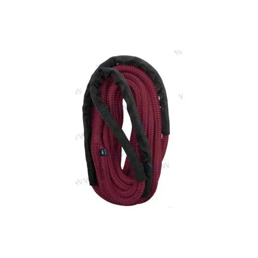Poly Ropes - Storm Elastic Tie Rope, Burgundy-Black, 12mm X 15m - POL3725271512 product image