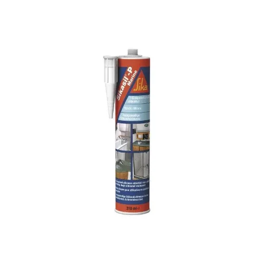 Sikaflex - White Sikasil Silicone Sealant 300 Ml - 140278 product image