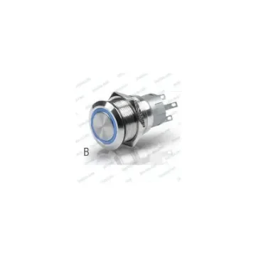 Hella Marine Push Button Switch Momentary 24v with Blue Led - 67000385 product image