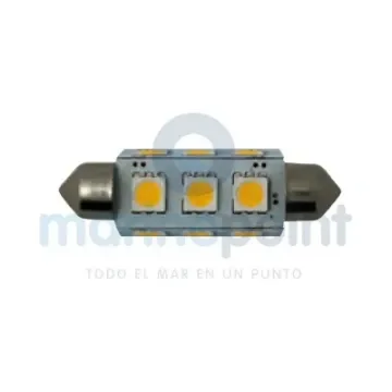Cool White Festoon LED Bulbs 12LED, 1W - GS10524 product image