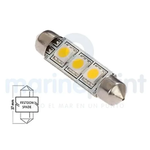 NauticLed Bayonet LED Bulb Warm White - NLS844 product image
