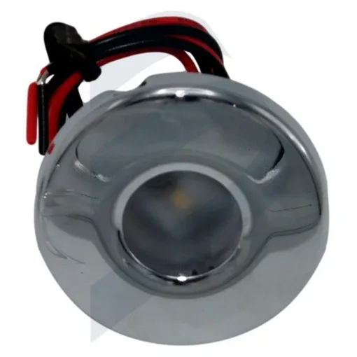 12V Stainless Steel Round Blue Led Courtesy Light - 217561 product image