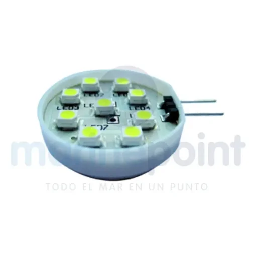 Blue Led G4 Bulb 12V 9 Leds Horizontal - 219152 product image