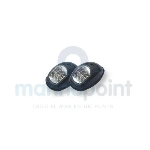 12V Black Port/Starboard LED Navigation Light Set - 43250782 product image