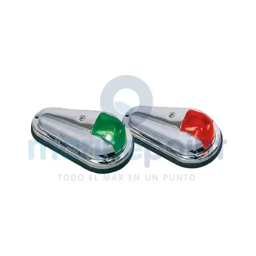 Perko - Chrome Brass Navigation Lights Set - GS10025 product image