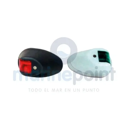Pair of Plastic White Lateral Navigation Lights - GS10027 product image