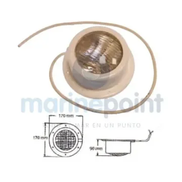 Waterproof 24V Abs Marine Platform Light - GS10176 product image