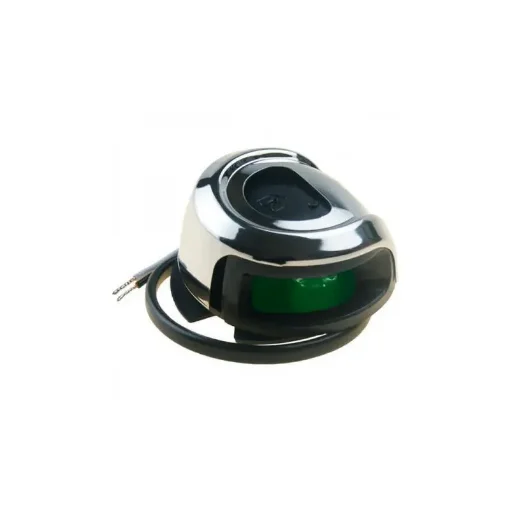 Attwood - LED Navigation Light, Stainless Steel, Green - GS10371 product image