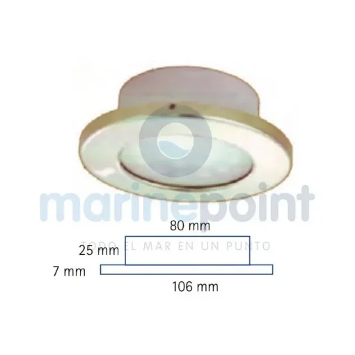 3” Round Stainless Steel LED Light - GS10411 product image