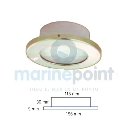 4" Round LED Stainless Steel Light - GS10410 product image