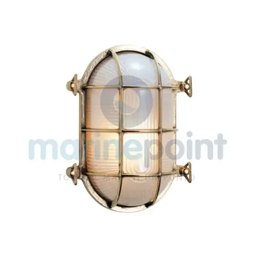 Polished Brass Porthole Ceiling Light - GS10463 product image