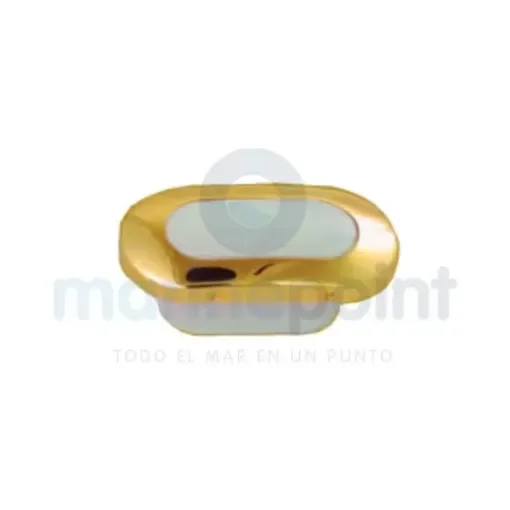 Oval Gold Led Light for Nautical Interior and Exterior - GS11408 product image