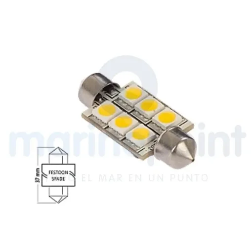 NauticLed Bayonet Bulb Warm White - NLS846 product image