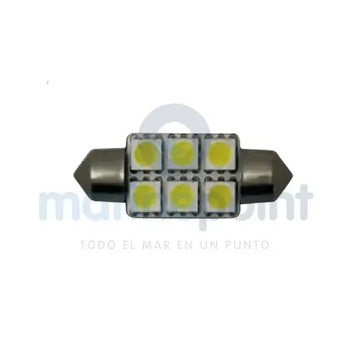Festoon LED Bulb 10-30v, 6 Leds - GS10540 product image