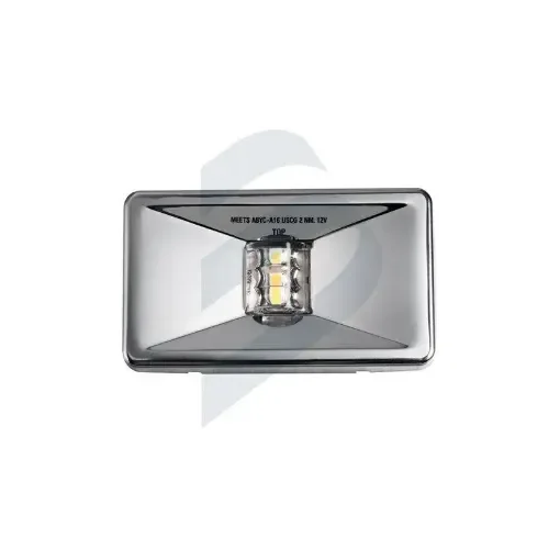 Rectangular Stainless Steel Navigation Light - 215013 product image