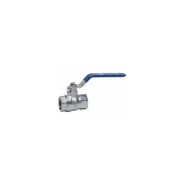 3/8" Brass Ball Valve with Stainless Steel Handle - 021659 product image