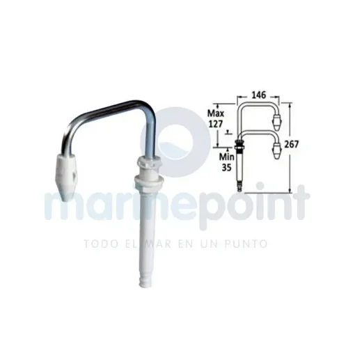 Whale FT1152 Tap for Boat Sink - 070152 product image