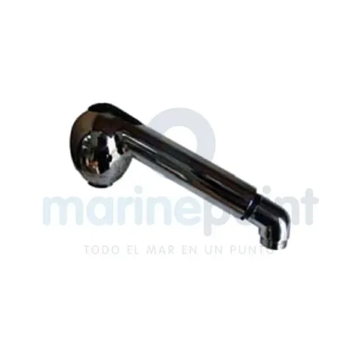 12" Chrome PVC Shower Arm with Angle - 076031 product image