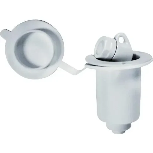 White Nautical Shower Box for Deck - 102055 product image